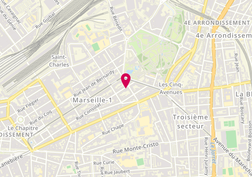 Plan de Décoratrice d'Intérieur - Maison Claire Clerc, 162 Rue Consolat, 13001 Marseille