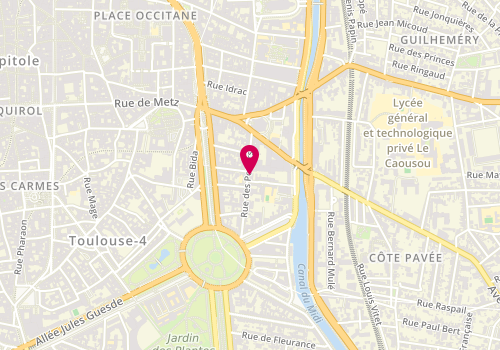 Plan de BOUTEL Caroline, 22 Rue des Potiers, 31100 Toulouse
