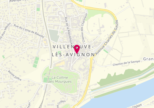 Plan de Archi et Associes, 5 place Saint-Pons, 30400 Villeneuve-lès-Avignon