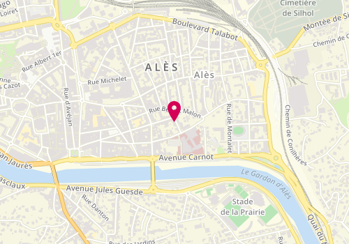 Plan de Adn Atelier Di Natale, 8 Rue Richelieu, 30100 Alès