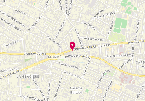 Plan de Alexandra Rigault, 266 avenue de la République, 33200 Bordeaux