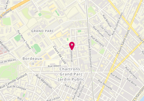 Plan de Bouffard Alix, 58 Rue Condorcet, 33300 Bordeaux