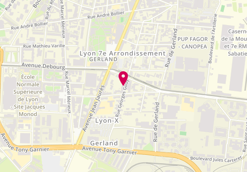 Plan de Bénédicte Frère, 50 Rue Georges Gouy, 69007 Lyon