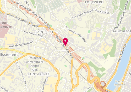 Plan de Christel Duperray - Rcd, 8 Rue des Basses Verchères, 69005 Lyon
