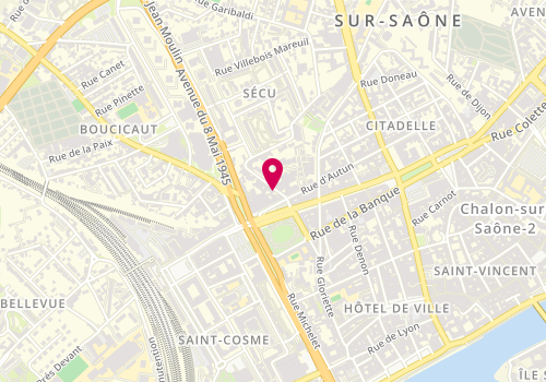 Plan de Agence Faure & Miniau - Architecture Interieure, 7 Rue Philibert Guide, 71100 Chalon-sur-Saône