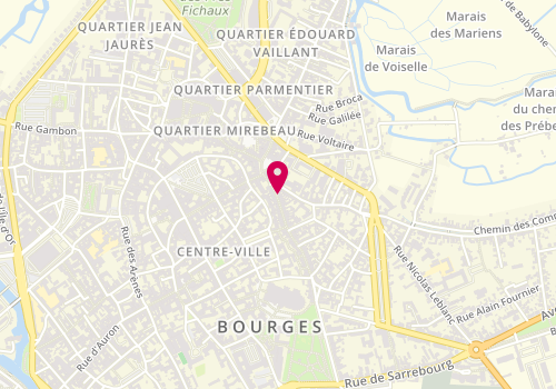 Plan de Agence TO-NY Design, 17 Rue Bourbonnoux, 18000 Bourges