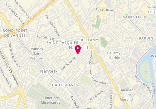 Plan de FALC'HUN Marianne, 35 Rue Anatole le Braz, 44000 Nantes