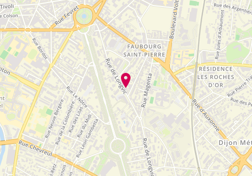 Plan de Godart et Roussel Architectes, Rez-De-Chaussé
49 Rue de Longvic, 21000 Dijon