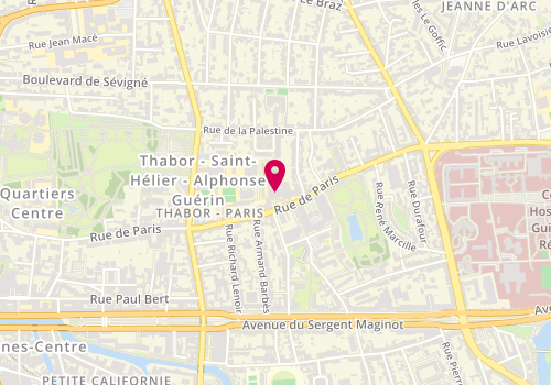 Plan de SATSUMA Décoration, 73 Rue de Paris, 35000 Rennes