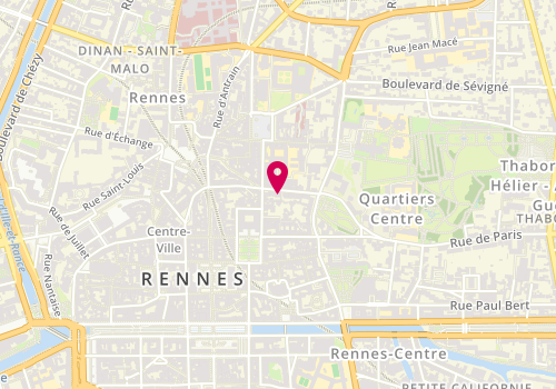 Plan de PAALM, 12 Rue des Fossés, 35000 Rennes