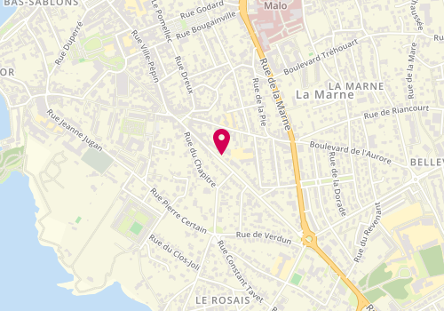 Plan de Alkmdesign - Karine Mallet, 5 Boulevard Douville, 35400 Saint-Malo