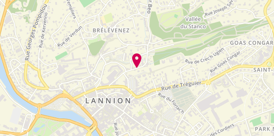 Plan de Bird Anne-Dominique, 30 Place Marchallac'h, 22300 Lannion