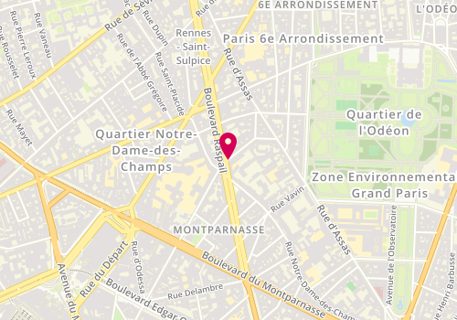 Plan de 3BIS Architecture Intérieure, 9 Rue Huysmans, 75006 Paris