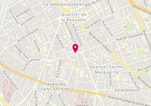 Plan de Agence Prost, 77 Rue de Charonne, 75011 Paris
