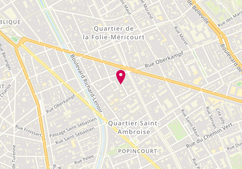 Plan de Agence Prispa, 4 Bis Rue Neuve Popincourt, 75011 Paris