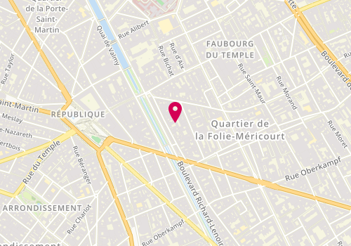Plan de Agnes et Agnes Architectes, 100 Rue de la Folie Méricourt, 75011 Paris