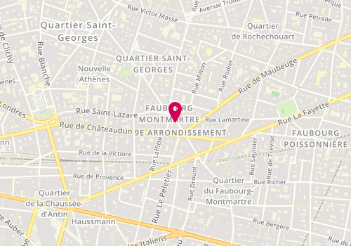 Plan de Adrienne Vansoeterstède, 63 Rue du Faubourg Montmartre, 75009 Paris