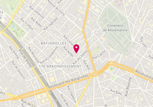 Plan de A&D Vanessa Faivre, 5 Rue Lemercier, 75017 Paris
